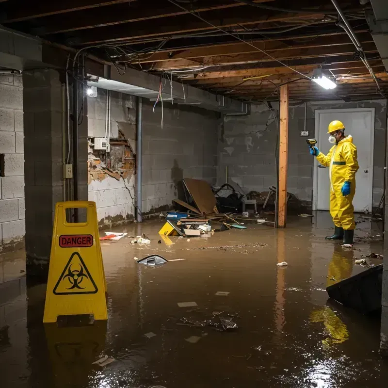 Flooded Basement Electrical Hazard in Deer Valley, AZ Property